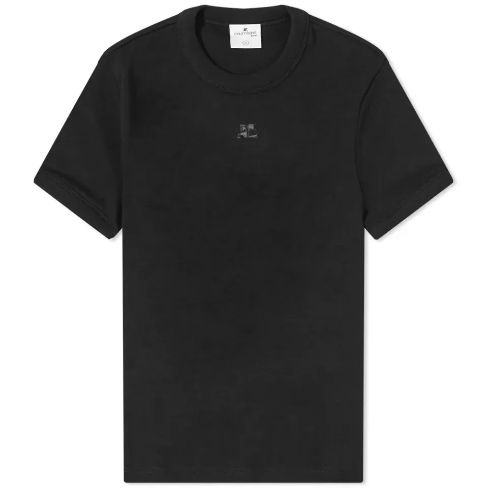Courrèges Cotton Rib T-Shirt Shirt