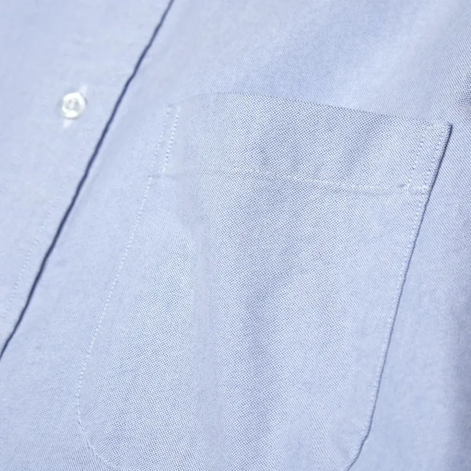 Stripe Collar Classic Oxford Shirt