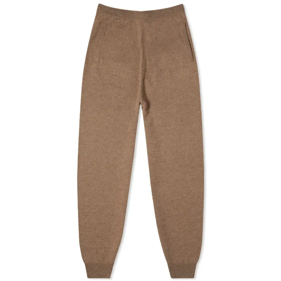 Delta Cuffed Knitted Cashmere Track Pant