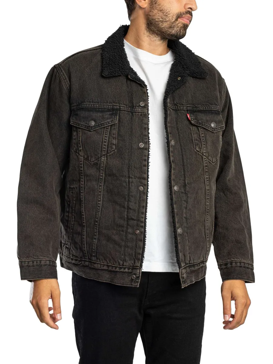 Relaxed Fit Sherpa Jacket