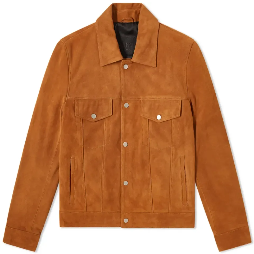 Suede Trucker Jacket