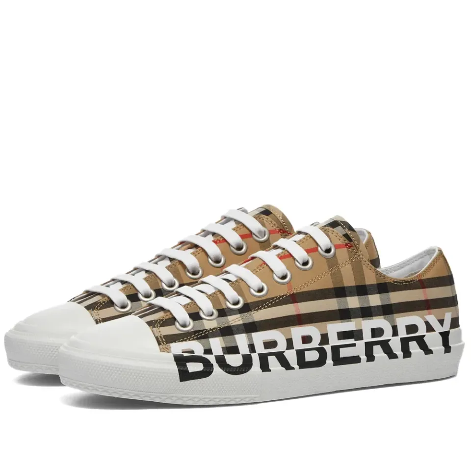 Checked Logo Sneaker