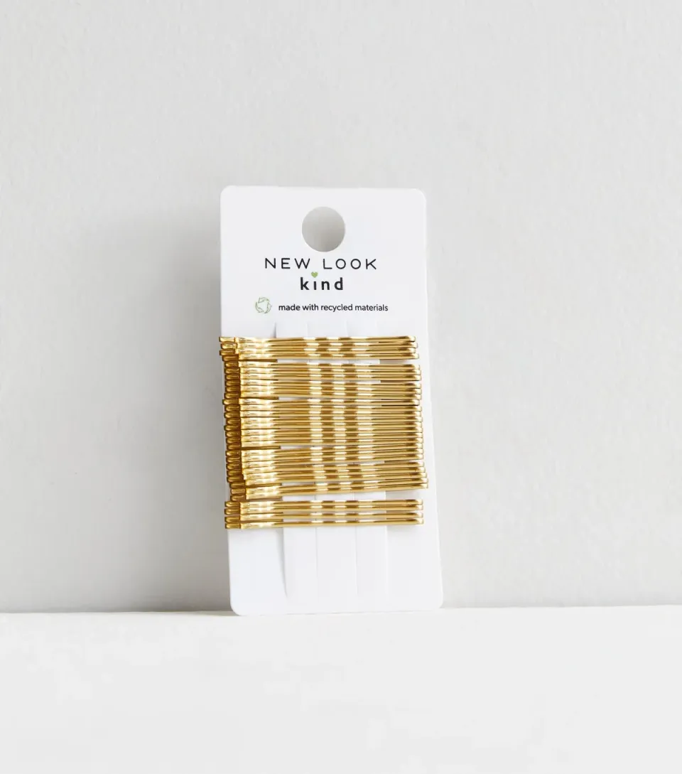 30 Pack Gold Hair Grips