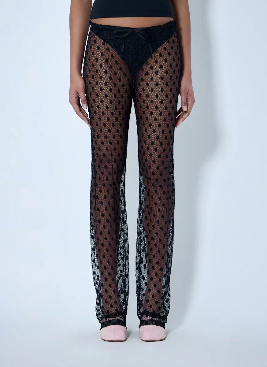 Sheer Lace Trousers