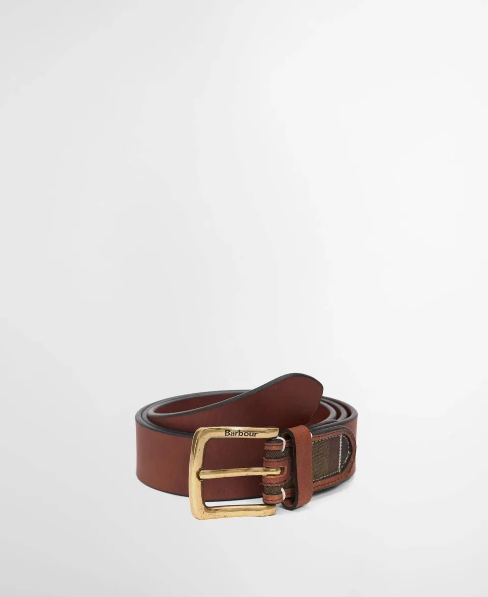 Tartan/Leather Belt