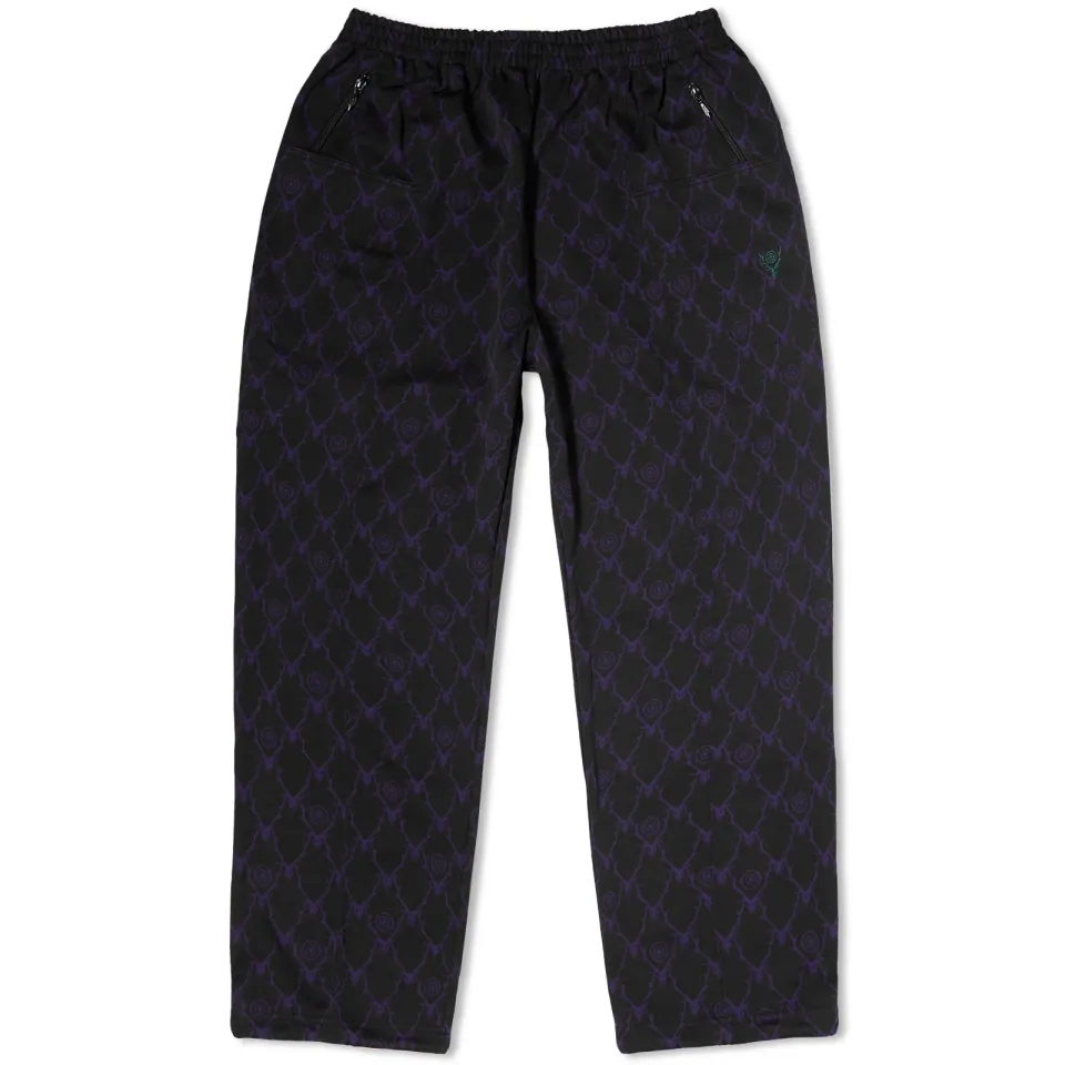 String Poly Skull Target Pant