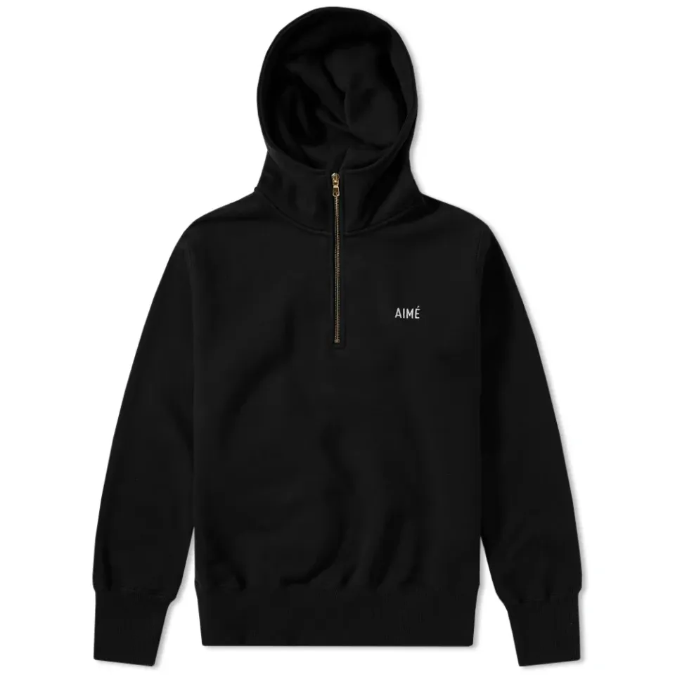 Quarter Zip Hooded Sweat