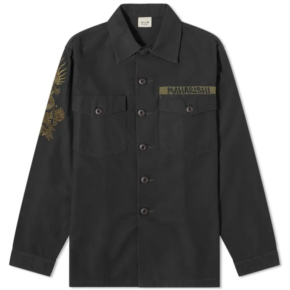 Embroidered Dragon Shirt