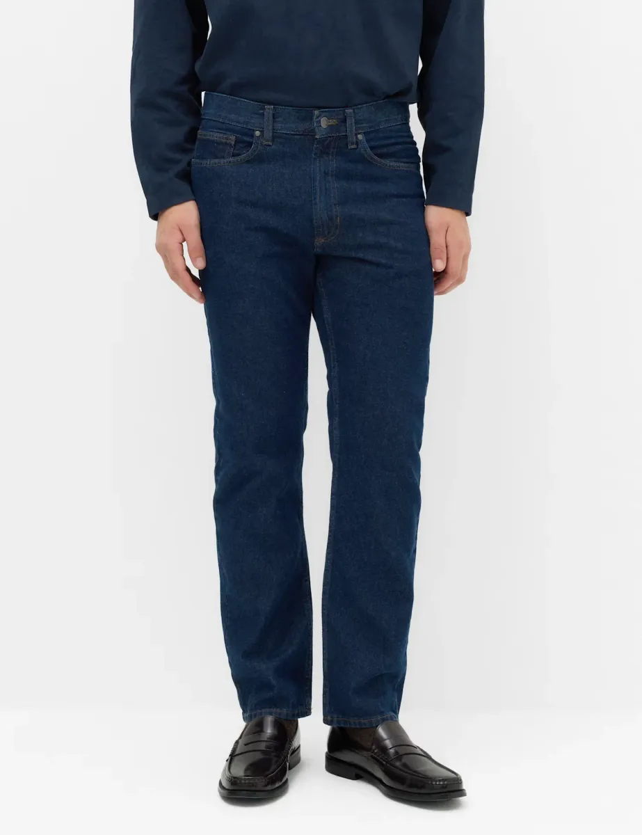 Straight Fit Pure Cotton Value Jeans Indigo
