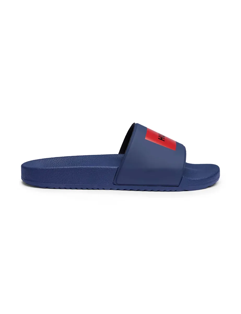 Slip On Sliders Dark Blue