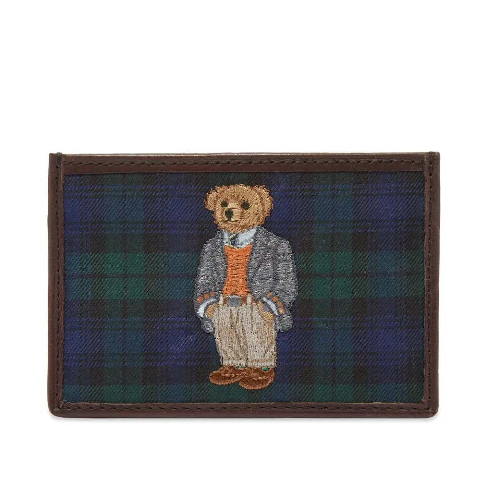 Tartan Bear Card Holder
