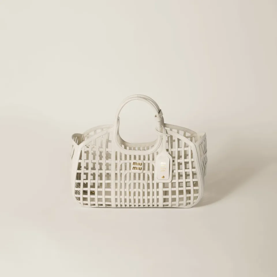 Leather basket