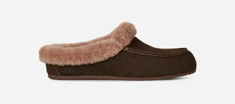 Ansley Mule for Women, Suede/Wool