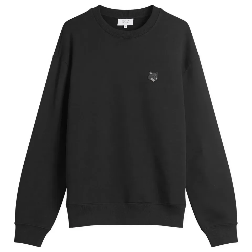 Bold Fox Head Patch Comfort Crew Sweat