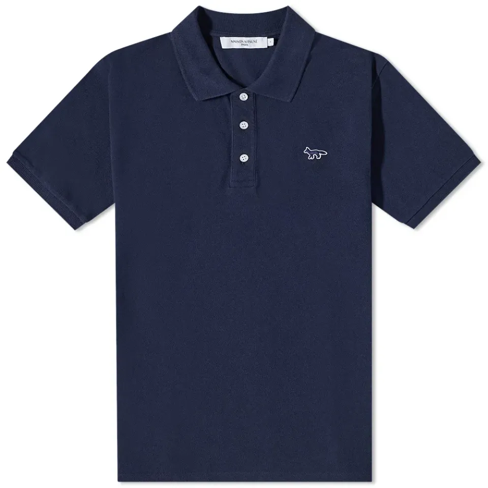 Maison Kitsuné Navy Fox Patch Classic Polo