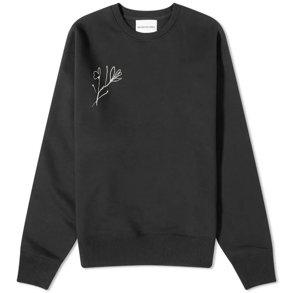 Floral Crew Sweatshirt