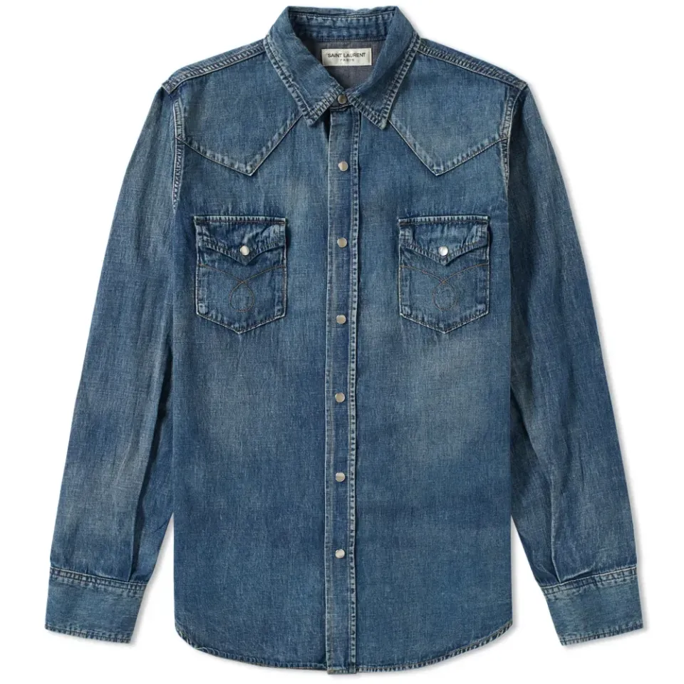Classic Denim Western Shirt