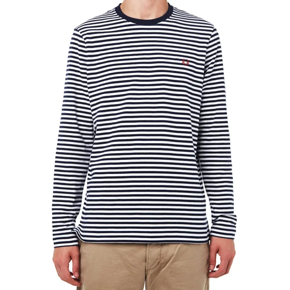 Fred Perry Long Sleeve Sharp Stripe Tee