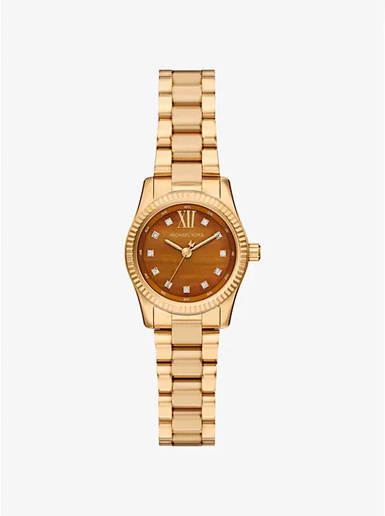 Petite Lexington Pavé Gold-Tone Watch