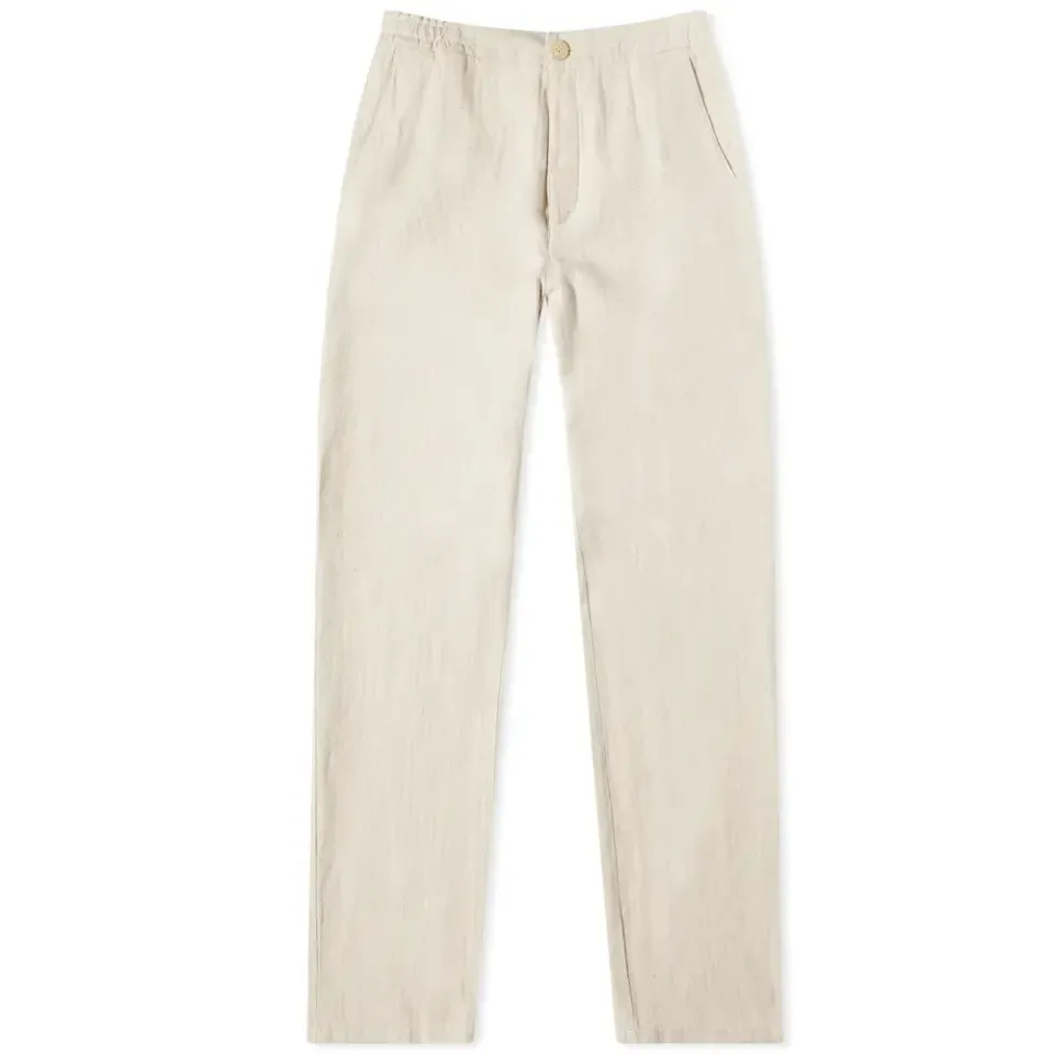 Linen Mix Drawstring Trouser