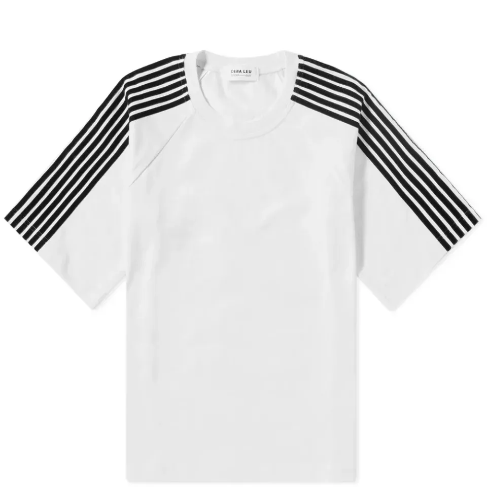 Oversize Stripe Sleeve Tee