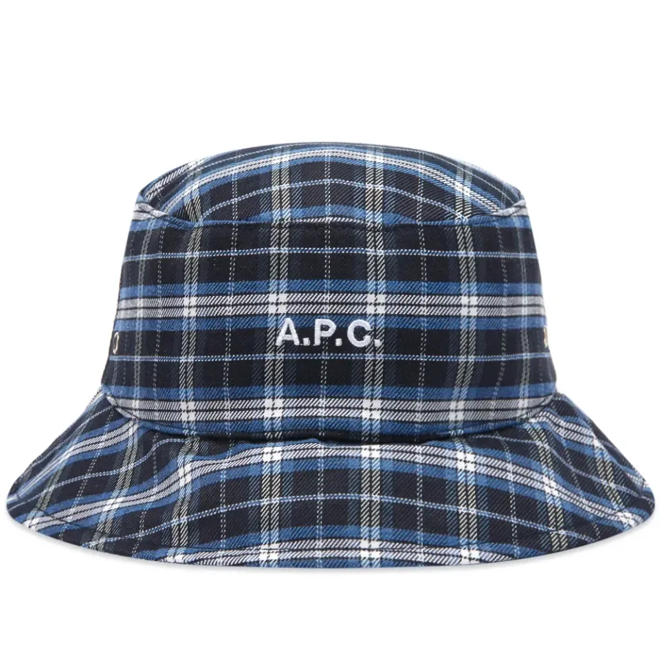 A.P.C. Steve Check Bucket Hat