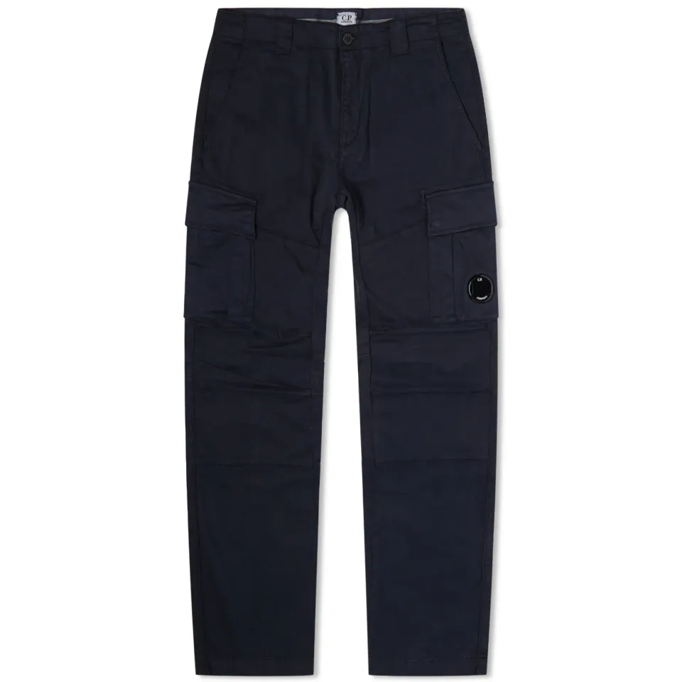 Stretch Sateen Cargo Pants