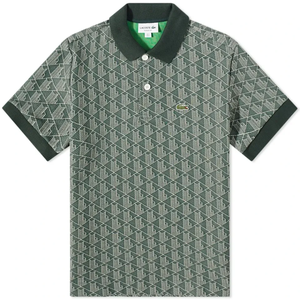 Geometric Monogram Polo