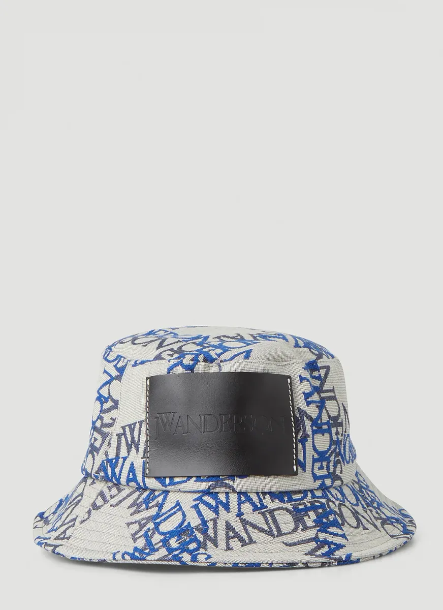 Double Logo Bucket Hat