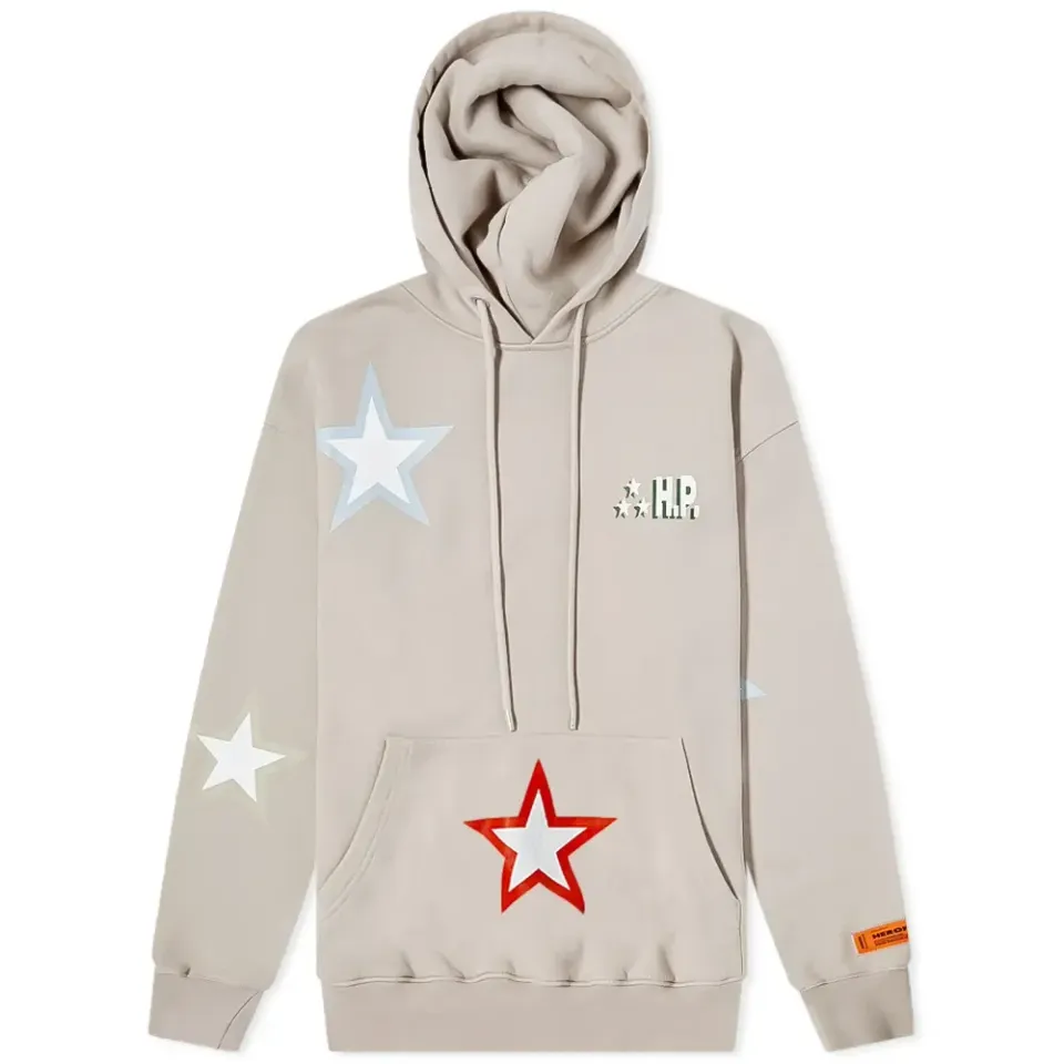 Star Print Hoodie