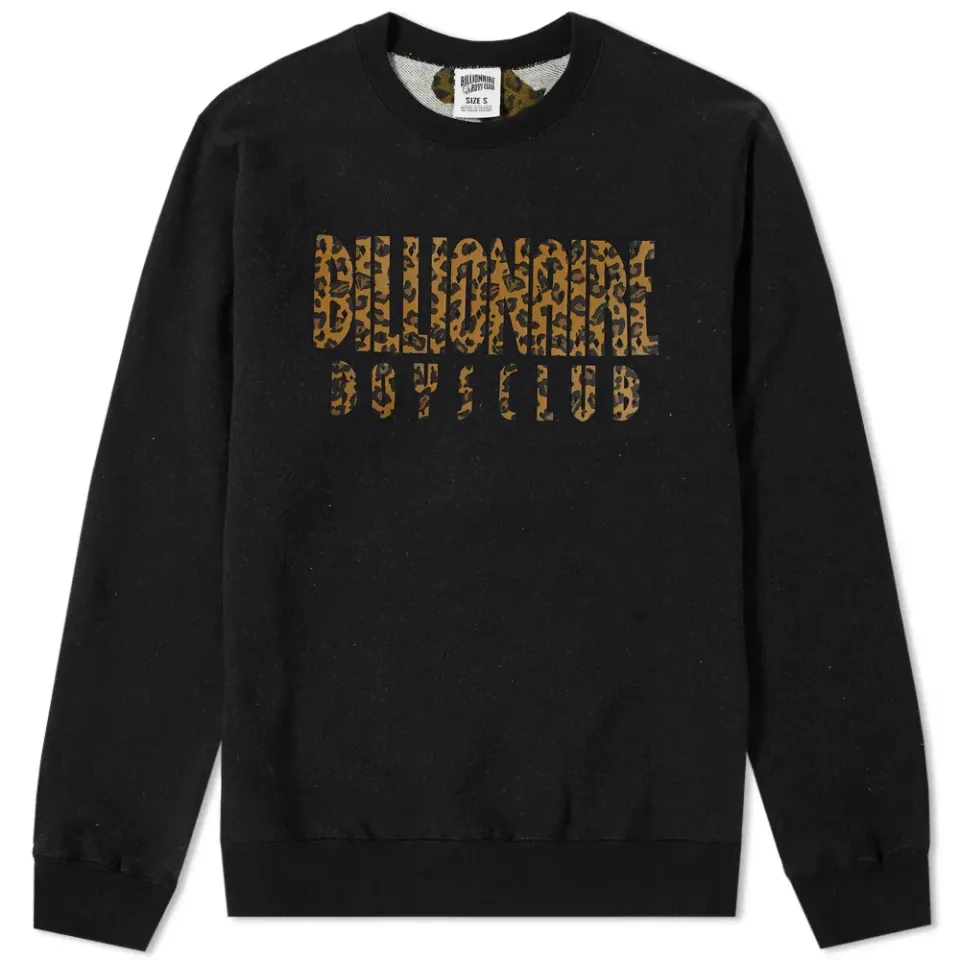 Straight Logo Reversible Crew Sweat