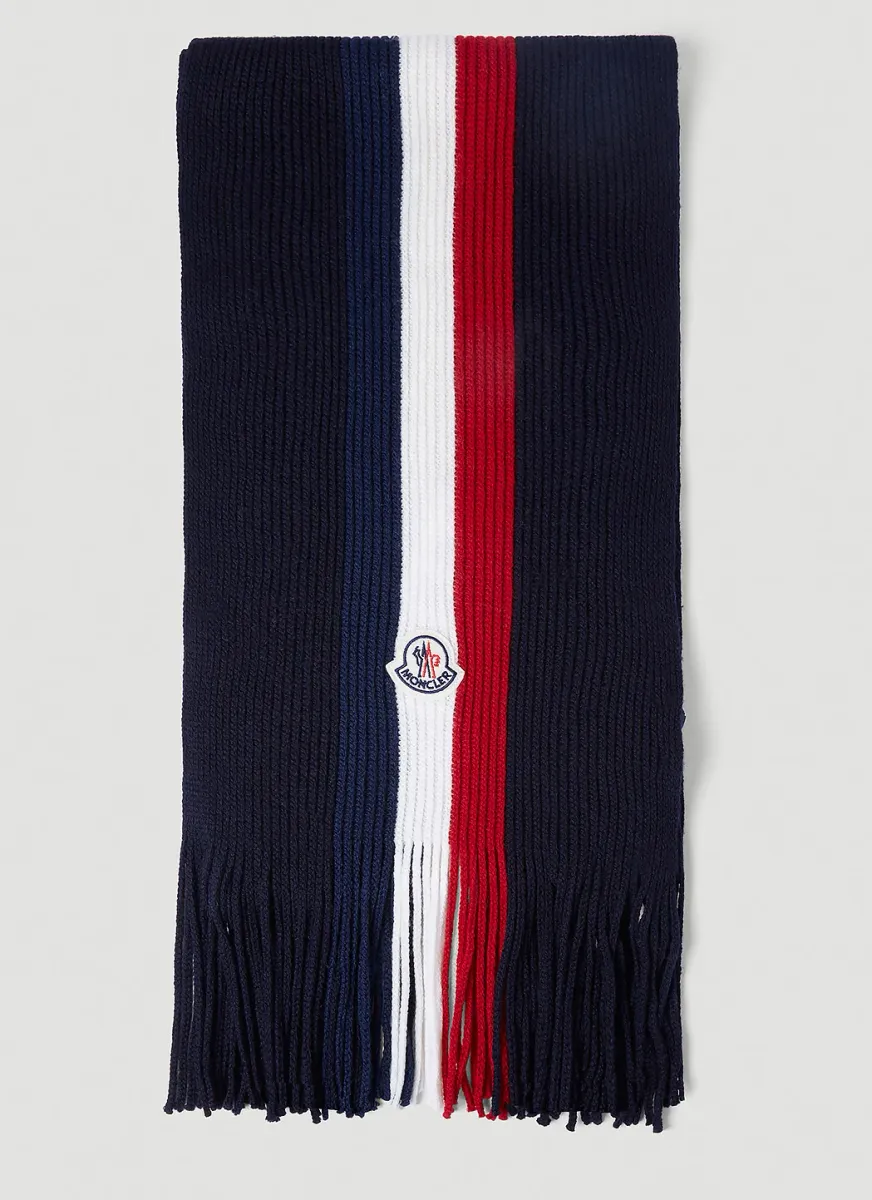 Tricolour Wool Scarf