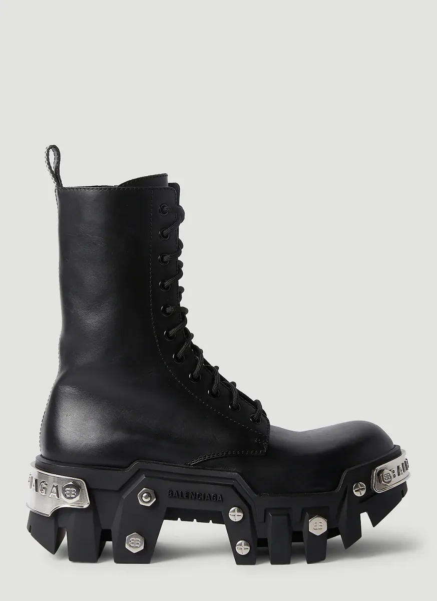 Bulldozer Lace-Up Boots