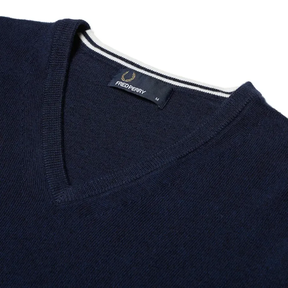 Fred Perry Classic Tipped V Neck Sweater