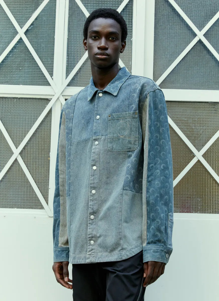 Regenerated Moon Denim Overshirt
