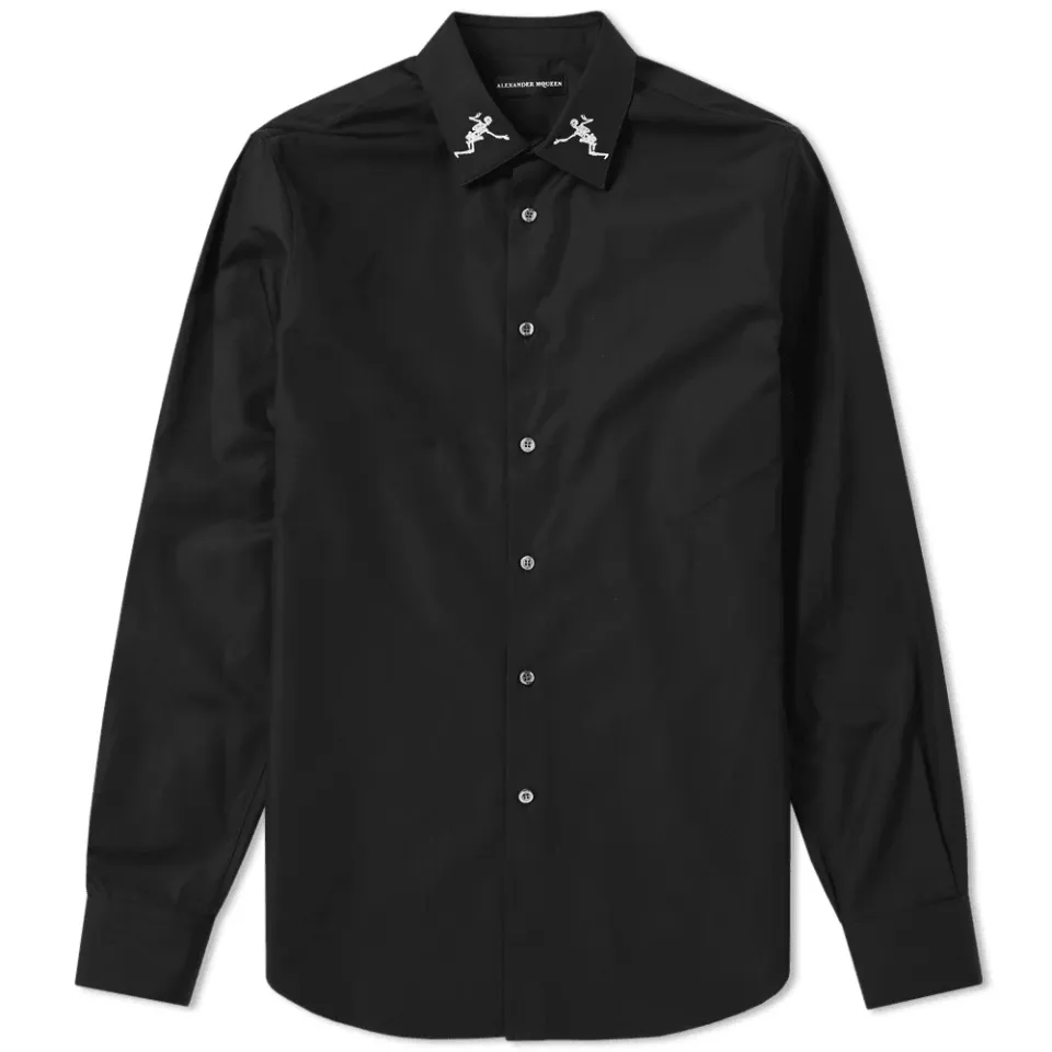 Dancing Skeleton Collar Shirt