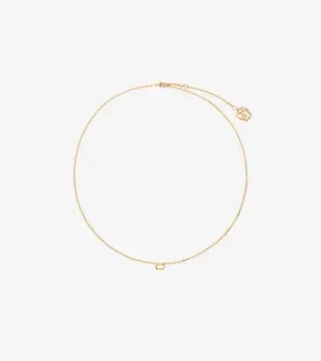 Charm Fine Chain Necklace in Gold