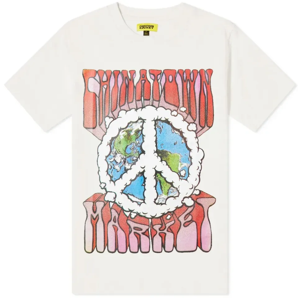 Chinatown Market Peace On Earth Clouds T-Shirt