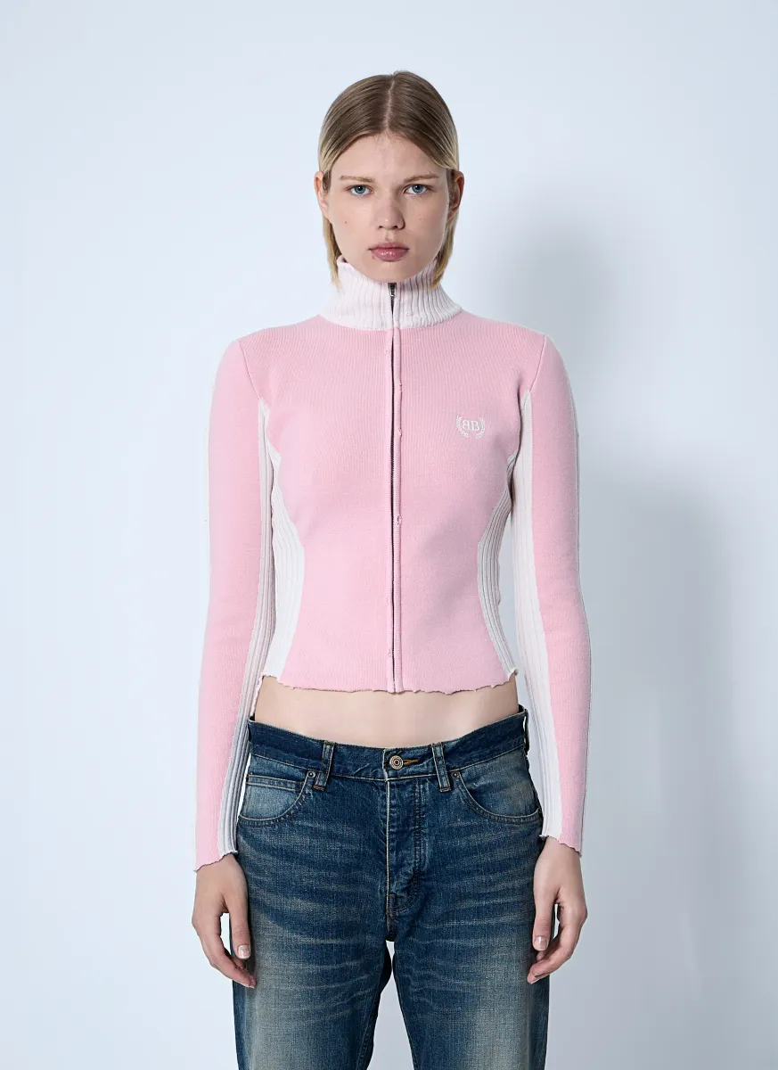 Zip-Up Human Being Hooded Sweatshirt