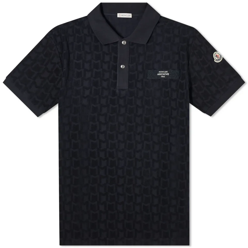 Towelling Monogram Polo