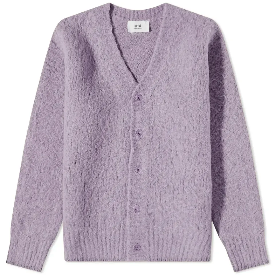 AMI Brushed Cardigan