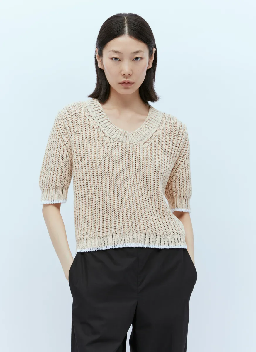 Short-Sleeve Sweater