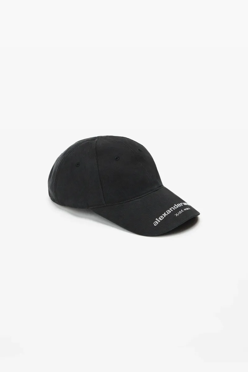 CRYSTAL HOTFIX LOGO TWILL BASEBALL CAP