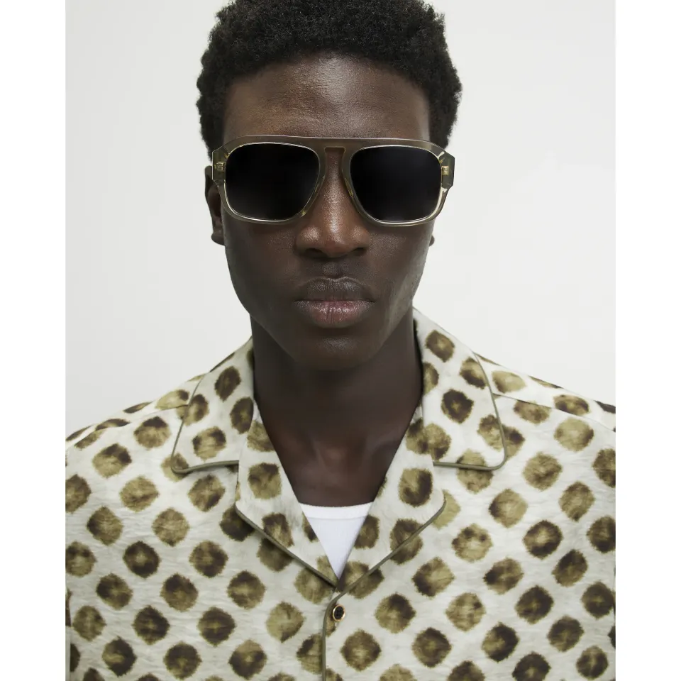 Regular Fit Blurred Dotted Shirt