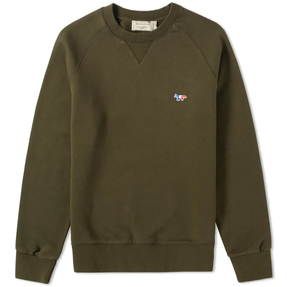 Maison Kitsuné Tricolour Fox Crew Sweat