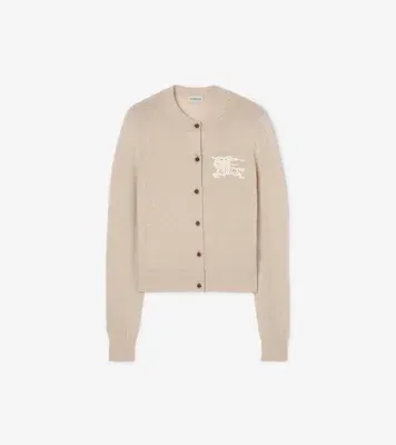 Knight Cotton Wool Cardigan in Easel beige - Women, Lace