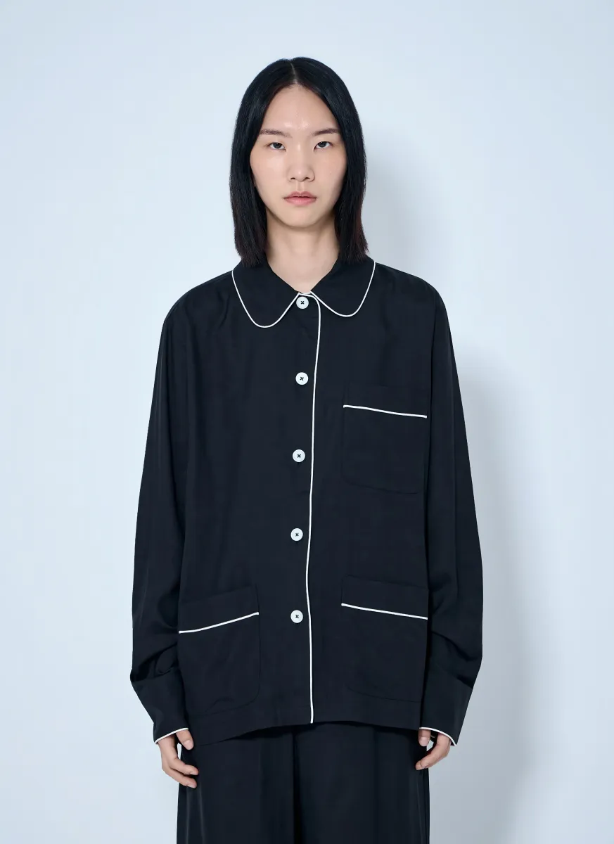 Piped Pj Top