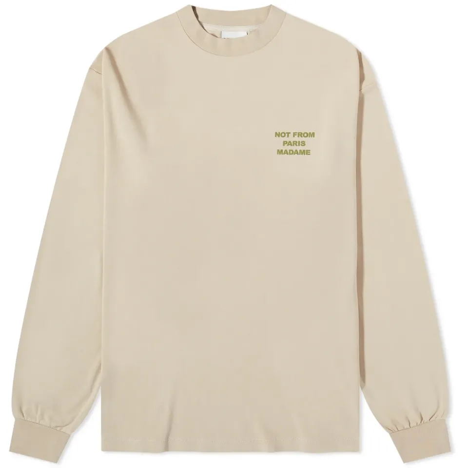 Drôle de Monsieur Not From Paris Madame Long Sleeve T-Shirt