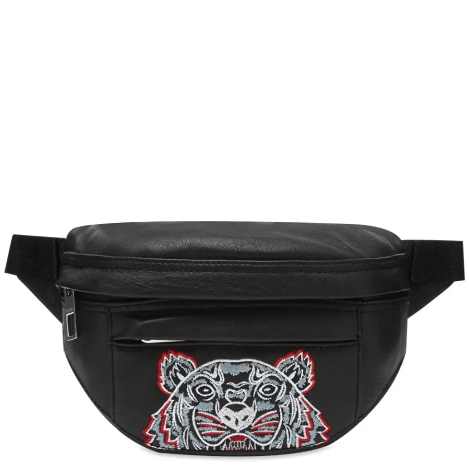 Tiger Leather Cross Body Bag