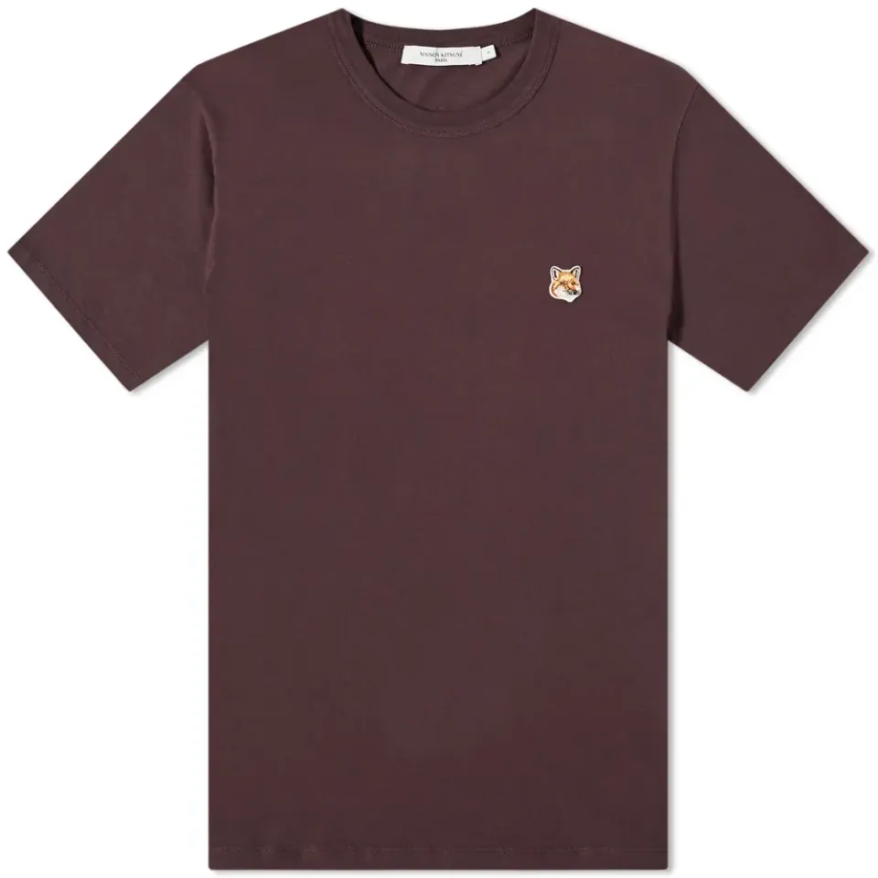 Maison Kitsuné Fox Head Patch Classic T-Shirt